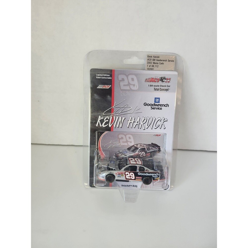 Action NASCAR Kevin Harvick 29 GM Goodwrench Service 2002 Chevy Monte Carlo